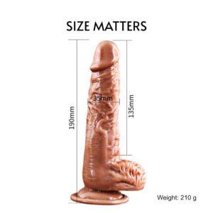 Conan - Retractable Vibrating Dildo - FRISKY BUSINESS SG