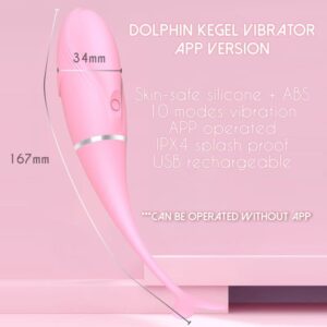 Dolphin - APP Vibrating Egg - FRISKY BUSINESS SG