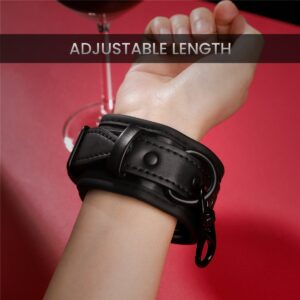 Dominate Me – PU Leather Cuffs | FRISKY BUSINESS SG
