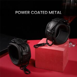 Dominate Me – PU Leather Cuffs | FRISKY BUSINESS SG