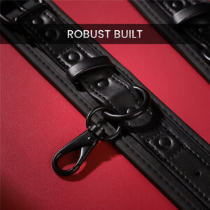 Dominate Me – PU Leather Cuffs | FRISKY BUSINESS SG