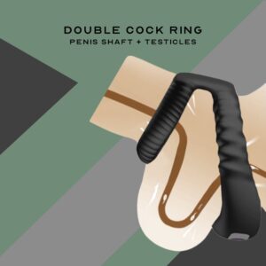 Double Vibrating Penis Ring - FRISKY BUSINESS SG