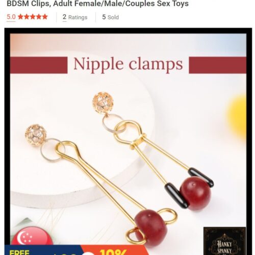 Entice - Intimate Nipple Clamps - FRISKY BUSINESS SG