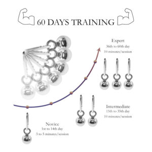 ErecFit Penis Trainer - Steel Dumbbells - FRISKY BUSINESS SG