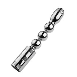 FERRO - Stainless Steel Rechargeable splash proof Vibrator (Silver) - FRISKY BUSINESS SG