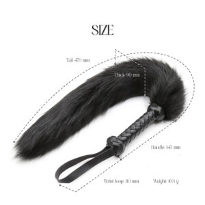 Furry Flutterer - BDSM Foxtail Whip - FRISKY BUSINESS SG