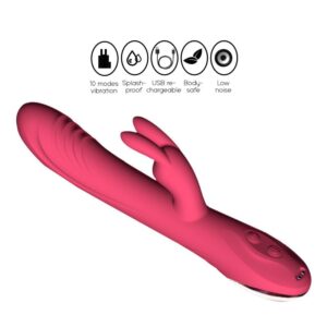 Happy Bunny Realistic Vibrator - FRISKY BUSINESS SG