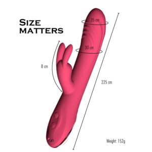 Happy Bunny Realistic Vibrator - FRISKY BUSINESS SG