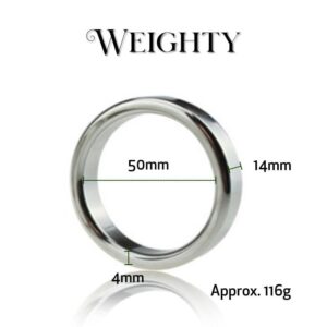Heavy Stainless Steel Penis Ring | FRISKY BUSINESS SG