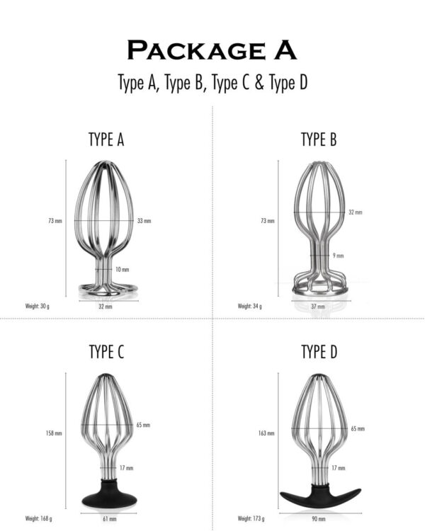 Hollow Stainless Steel Butt Plugs - FRISKY BUSINESS SG