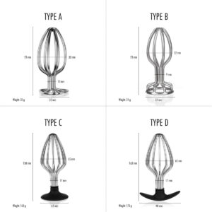 Hollow Stainless Steel Butt Plugs - FRISKY BUSINESS SG