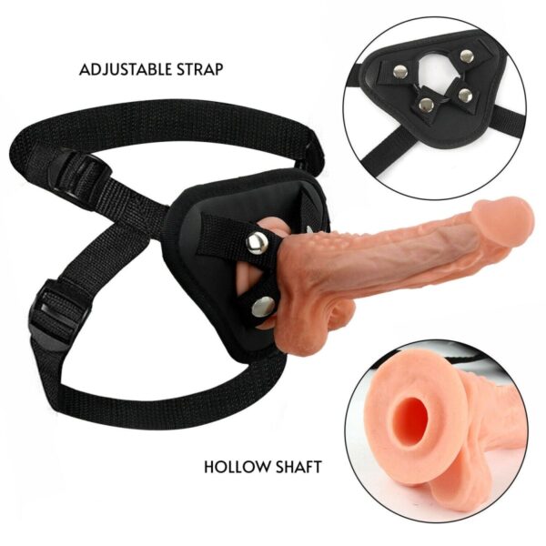 Hollow Strap-On Dildo - FRISKY BUSINESS SG