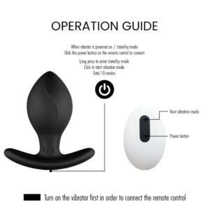 Hush - Vibrating Butt Plug - FRISKY BUSINESS SG