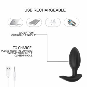 Hush - Vibrating Butt Plug - FRISKY BUSINESS SG