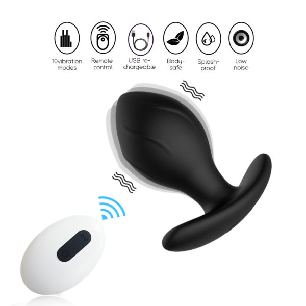 Hush - Vibrating Butt Plug - FRISKY BUSINESS SG