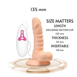 Inferno - Rotating Super Dildo with Suction Cup - FRISKY BUSINESS SG