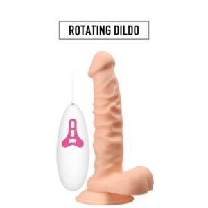 Inferno - Rotating Super Dildo with Suction Cup - FRISKY BUSINESS SG
