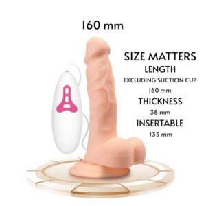 Inferno - Rotating Super Dildo with Suction Cup - FRISKY BUSINESS SG