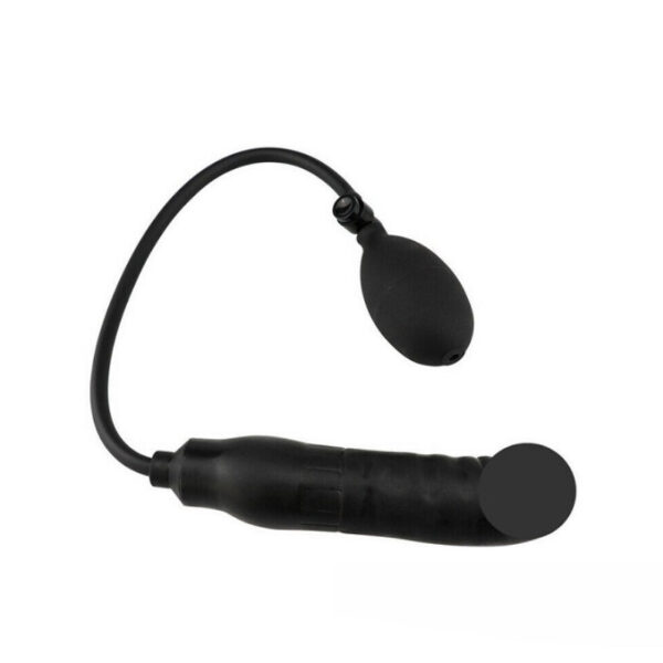 Inflatable Black Dildo - FRISKY BUSINESS SG