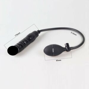 Inflatable Black Dildo - FRISKY BUSINESS SG