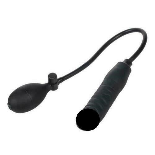 Inflatable Black Dildo - FRISKY BUSINESS SG