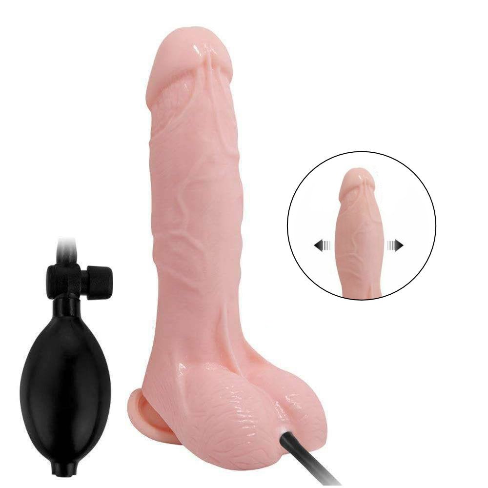 Inflatable Dildo With Suction Cup - FRISKY BUSINESS SG