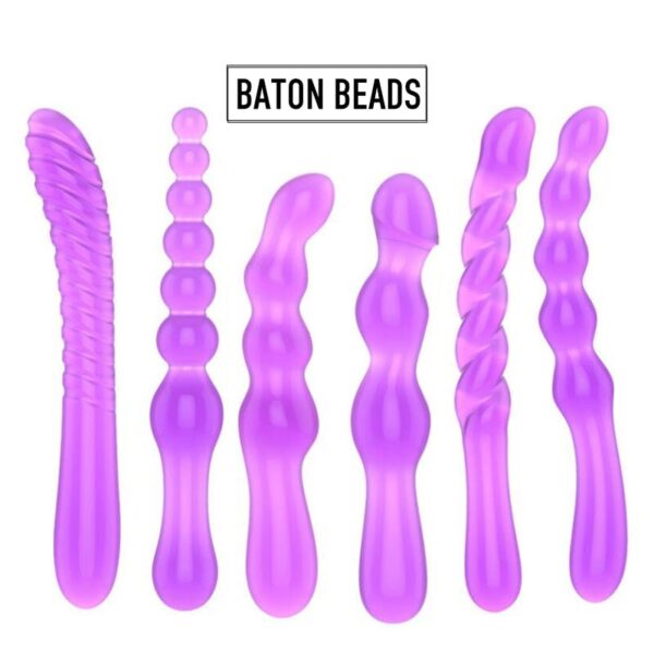 Jelly Baton Butt Plug - FRISKY BUSINESS SG