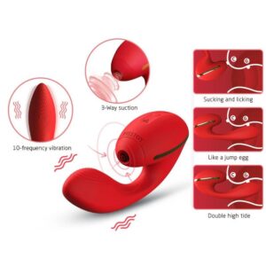 Kiss Toy Tina - 6 IN 1 Oral Sex Vibrator - FRISKY BUSINESS SG