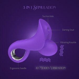 Knuckle - 2 IN 1 Oral Sex Vibrator - FRISKY BUSINESS SG