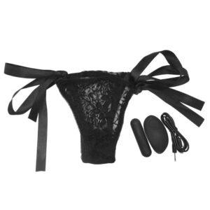 Lace Panty - Bullet Vibrator - FRISKY BUSINESS SG