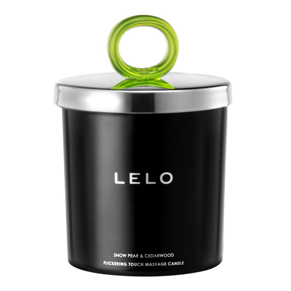 lelo-flickering-touch-massage-candle-snow-pear-cedarwood-141775 LELO - Flickering Touch Massage Candle - Snow Pear & Cedarwood - FRISKY BUSINESS SG