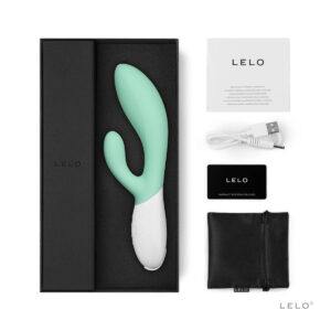 Lelo - Ina™ 3 - Rabbit Vibrator - Seaweed - FRISKY BUSINESS SG