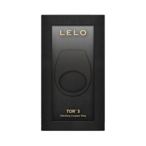 LELO - Tor 3 App-Controlled Vibrating Couple's Ring - Black - FRISKY BUSINESS SG