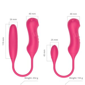 Lexi - Thrusting Oral Sex Dual Vibrator - FRISKY BUSINESS SG