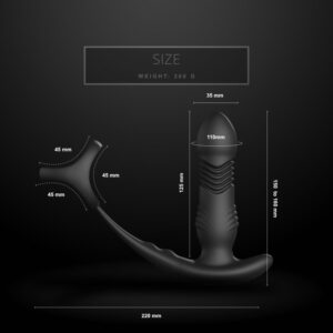 Liam Retractable Vibrating Prostate Massager - FRISKY BUSINESS SG