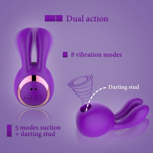 Love Bunny - Dual Action Vibrator - FRISKY BUSINESS SG
