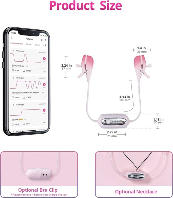 Lovense - Gemini Nipple Vibrator - FRISKY BUSINESS SG