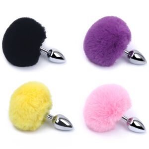 Lucky Bunny - Pom Pom Butt Plug - FRISKY BUSINESS SG