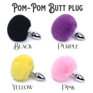 Lucky Bunny - Pom Pom Butt Plug - FRISKY BUSINESS SG