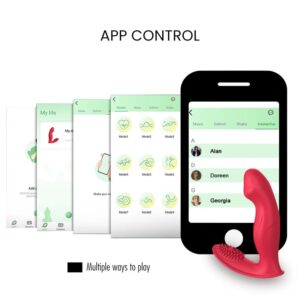 Lynette - Wriggling APP Vibrator - FRISKY BUSINESS SG
