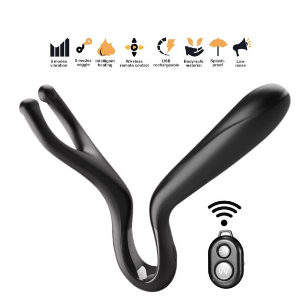 Max Vibrating and Wiggling Prostate Massager - FRISKY BUSINESS SG