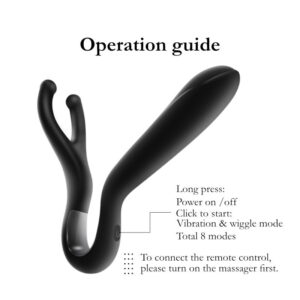 Max Vibrating and Wiggling Prostate Massager - FRISKY BUSINESS SG