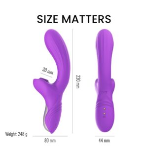 Mila - Dual Action Clitoral Sucking Vibrator - FRISKY BUSINESS SG