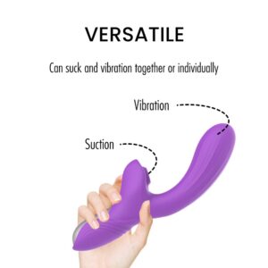 Mila - Dual Action Clitoral Sucking Vibrator - FRISKY BUSINESS SG