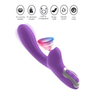 Mila - Dual Action Clitoral Sucking Vibrator - FRISKY BUSINESS SG