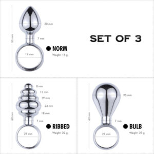 Mini Pull Ring Butt Plug - FRISKY BUSINESS SG