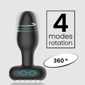 Obsidian – Vibrating Silicone Anal Plug - FRISKY BUSINESS SG