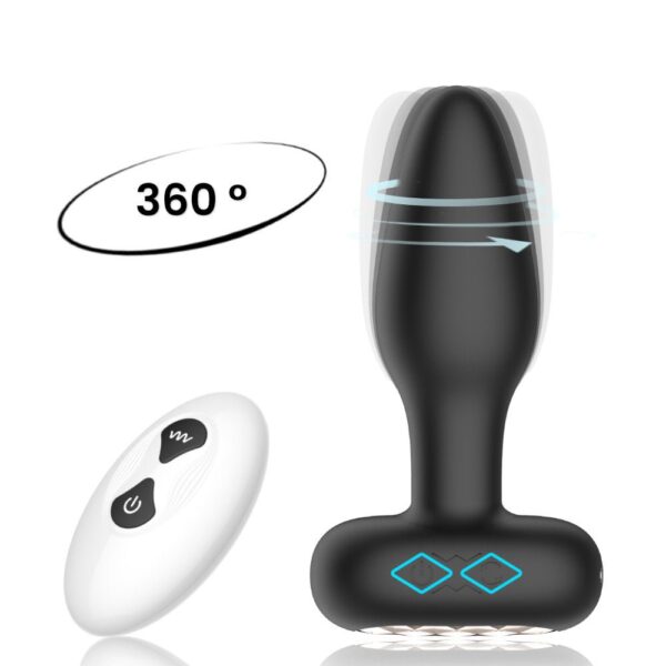 Obsidian – Vibrating Silicone Anal Plug - FRISKY BUSINESS SG