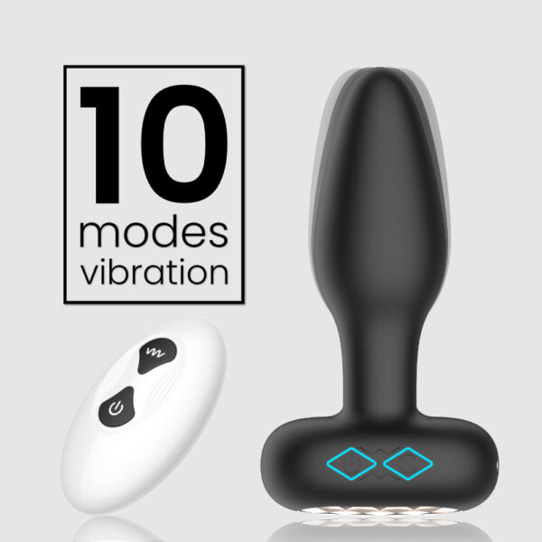 Obsidian – Vibrating Silicone Anal Plug - FRISKY BUSINESS SG