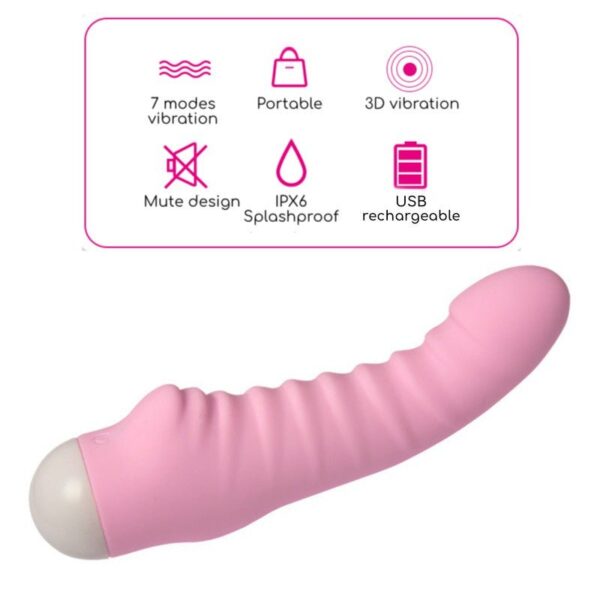 Oh My Love - Soft Ridged Vibrator - FRISKY BUSINESS SG